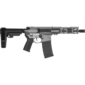 Cmmg CMMG Banshee Mk4 Pistol 30AF20A-TNG 300 BLK 8\" 30+1 Semi-Auto RipBrace Tungsten Cerakote - $1391.53 at Classic Firearms