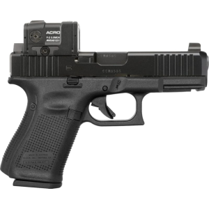 Glock Glock G19 Gen 5, Aimpoint ACRO, (3) 15 Round Magazines, 4.02\" Barrel, Ambi Slide Release, Front Slide Serrations, AmeriGlo Suppressor Sights, US MADE - UA195S303MOS7A1 - $1099.99 at Classic Firearms