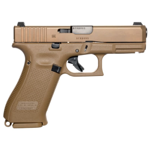 Glock Glock 19X V, 9mm, Semi Automatic Pistol, Bronze Nitron Finish, Two 19rd Magazines & One 17rd Magazine, Glock Night Sights, US Made, V Series - UV1950703X - $599.99 at Classic Firearms