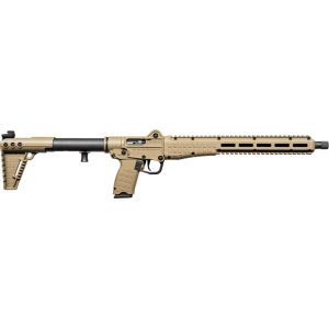 Kel-Tec Kel-Tec SUB2K10GLKTAN SUB2000 Gen 3 15+1 16.15\" Black Threaded Barrel, Tan Picatinny Rail Receiver, M-LOK Handguard, Rotating Forend, 3 Position Adj Tan Polymer Stock, Accepts Glock Mags - $549.99 at Classic Firearms