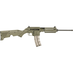 Kel-Tec SU22CA SU22CAGRN Rifle 22 LR 16\" Threaded Barrel 26+1 Semi-Auto Green Rail Adjustable Sights