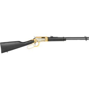 Rossi Rossi Rio Bravo RL22181WD-GLD2 Lever Rifle 22 LR 18\" Barrel 15-Round Cerakote Gold Receiver Wood Stock - $395.14 at Classic Firearms