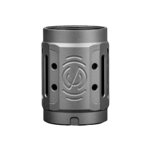 SilencerCo AC5447 Alpha Maad Brake 2.0 Black Anodized Aluminum 2\" OAL 1.45\" Diameter
