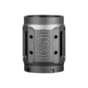 SilencerCo AC5449 Bravo Maad Brake 2.0 Black Anodized Aluminum 2.11\" OAL 1.68\" Diameter