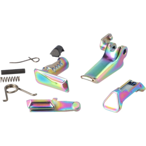 Sig Sauer P365/P365X/XL Safety Parts Kit Rainbow Firearm Parts 9mm Luger/380 ACP, Flat Trigger, Slide Catch Lever