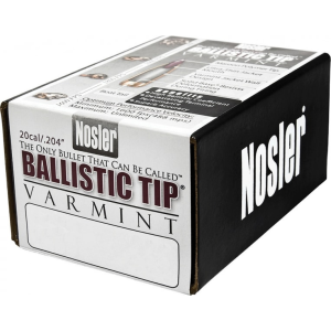 Nosler 39573 Ballistic Tip .204 32 GR250 Per Box