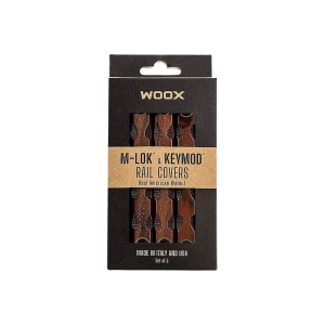 WOOX M-LOK Rail Covers 3-Pack Firearm Parts Micarta Green American Walnut SH.MLK005.S3