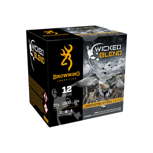 Browning Browning Wicked Blend 12 Gauge 3.5\" 1-1/2 oz #2 Steel/#4 Bismuth Shot 25 Rounds - $46.06 at Classic Firearms