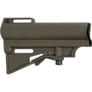 DPMS CAR-15 Style Adjustable Pistol Brace OD Green, Polymer, QD Sling Point, Fits 6-Position Buffer Tube.