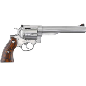 Ruger Ruger 5041 Redhawk 44 Rem Mag Caliber with 7.50\" Barrel, 6rd Capacity Cylinder, Overall Satin Finish Stainless Steel & Hardwood Grip - $1099.99 at Classic Firearms