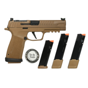 Sig Sauer Sig Sauer P365 2A FUSE, Semi Automatic Pistol, 9MM, 4.3\" Barrel, (2) 21rd & (1) 17rd magazine, Optic Ready, Coyote - $829.99 at Classic Firearms