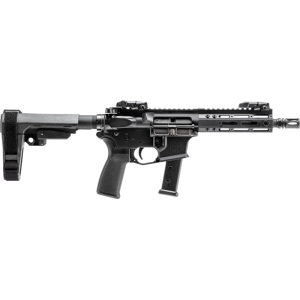 Alpha Foxtrot Alpha Foxtrot AFMG9 AA08X1HXX-XABK20 Pistol 9mm Luger 7.5\" 20+1 Blowback Threaded Barrel M-LOK Rail SB Brace. - $718.52 at Classic Firearms