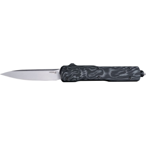 Hogue Counterstrike OTF 3.35\" Drop Point CPM 20CV Stone Tumbled Black G-Mascus