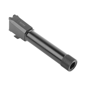 Smith & Wesson 13882 9mm 3.7\" Threaded Barrel Black Compatible with Shield and Shield Plus Platforms