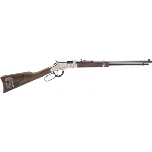 Henry Henry H004MAS Lever Freemasons Tribute Lever 22 LR 20\" 16+1 American Walnut Stock Blued Barrel/Nickel Receiver - $945.50 at Classic Firearms