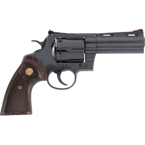 Colt Defense Colt Anaconda-BP4WTS Revolver .44 Mag 4.25\" 6rd Blued Walnut Gold Medallion DA/SA - $1339.99 at Classic Firearms