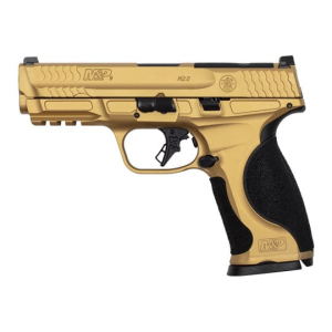 Smith & Wesson Smith & Wesson M&P9 M2.0 Metal 14303 Pistol 9mm 4.25\" 17+1 Semi-Auto Optics-Ready Gold Cerakote - $787.20 at Classic Firearms
