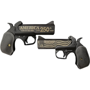 Bond Arms BA250th Black Cerakote Derringer 45LC/410 Pistol 4.25 Inch Engraved