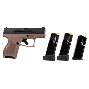 Taurus Taurus GX4 9mm 3.06\" 11+1 Pistol Black/Brown 4 Mags - $260.87 at Classic Firearms