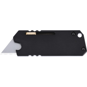 CRKT C.U.T. 9917 Utility Knife SK-5 Steel 0.62\" Satin Blade Titanium Handle