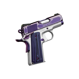 Kimber Kimber Amethyst Ultra II 3200363 Pistol 45 ACP 3\" Barrel 7+1 SA Amethyst PVD Slide G10 Grips - $1805.38 at Classic Firearms
