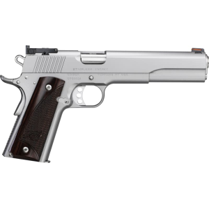 Kimber Kimber Stainless Target LS 10mm 6\" 8+1 Long Slide Pistol with Adjustable Sights and Red Fiber Optic Front - $1121.56 at Classic Firearms