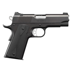 Kimber Kimber Pro Carry II (CA) 3200051CA Pistol 45 ACP 4\" 7+1 SA Matte Black, Black Synthetic Grips - $990.87 at Classic Firearms