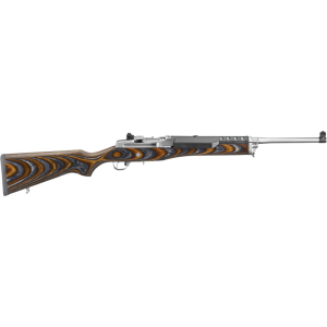 Ruger Ruger Mini-14 Ranch 5887 Rifle 5.56 NATO 18.5\" Barrel 5Rd Semi-Auto Laminated Chevron SS - $1034.66 at Classic Firearms