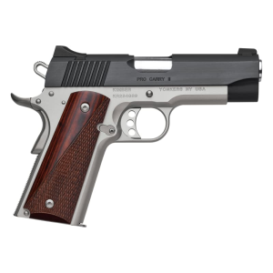 Kimber Kimber Pro Carry II Two-Tone 3200333 Pistol 9mm 4\" 9+1 SAO Match-Grade Barrel, Rosewood Grips - $904.87 at Classic Firearms