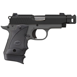 Kimber Kimber Mfg.,inc 3300246 Micro 9 MC TP 9mm 7+1 3.65\" KimPro Black Stainless Slide KimPro Gray Black Hogue Rubber Wraparound Grip - $875.79 at Classic Firearms
