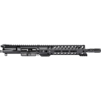 Patriot Ordnance Factory Minuteman Complete Upper 5.56x45mm NATO 10.50\" Black Nitride Barrel Aluminum Black Anodized Receiver 9\" M-LOK Handguard Lo Pro DI Gas Block (Mid Length)