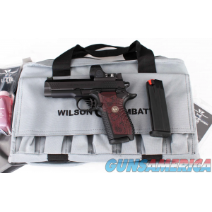 Wilson Combat 9mm a " EDC X9, VFI SERIES, 15-RD, 4a , SRO, CHERRY GRIPS, vintage firearms inc image
