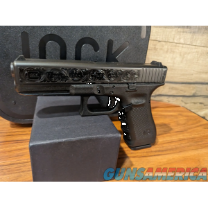 New Glock 17 Gen 4 TALO Exclusive Black Engraved - NIB! image