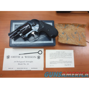 Smith & Wesson mod 38 Airwieght Snub nose revolver .38 Spl image