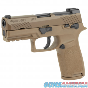 Sig Sauer 320CA-9-M18-MS P320 M18 9mm 17+1 21+1 Coyote PVD Coyote Polymer Grip image