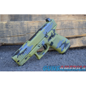 Glock 19 G5 X-Werks custom camo Ameriglo Suppressor optic HT Night sights image