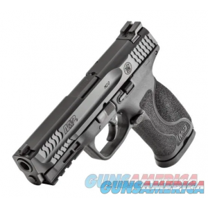 Smith & Wesson M&P 2.0, Striker Fired, Full Size, 9MM, 4.22" Barrel, TRUGLO Night Sights w/ White Ring, Polymer Frame, Armornite Finish, Aggressive Grip Texture, Picatinny-Style Rail, Four Interchangeable Palmswell Grip Inserts, 3 Mags, 17R image