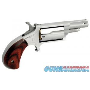 North American Arms Mini-Revolver 22 LR or 22 WMR, 1.13" Barrel, 5-Round Stainless NEW (22MSC) image