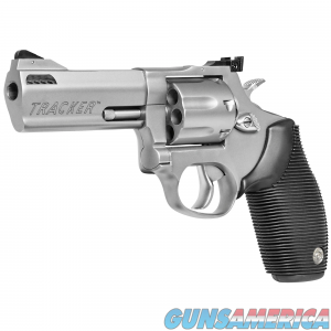 Taurus 2-440049TKR Tracker Model 44, 44 Mag with 4" Ported Barrel, 5rd, Matte Finish Stainless Steel image