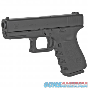 Glock PI2350203 G23 Gen 3 Compact 40 S&W 4.02" 13+1 Black Steel Slide Black Polymer Grip Fixed Sights image