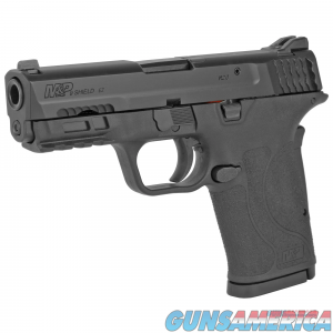 Smith & Wesson 12437 M&P 9 Shield EZ M2.0 9mm Luger 3.68" 8+1 Black Polymer Grip No Thumb Safety 3-Dot Adjustable image