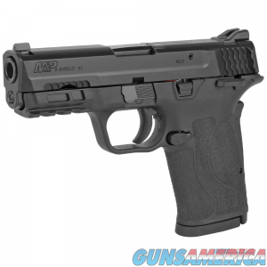 Smith & Wesson 12436 M&P 9 Shield EZ M2.0 9mm Luger 3.68" 8+1 Black Polymer Grip Thumb Safety 3-Dot Adjustable image