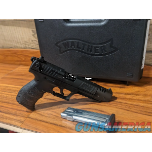 Walther P22 Target, NIB w/ two 10 round mags, case, lock, backstrap image