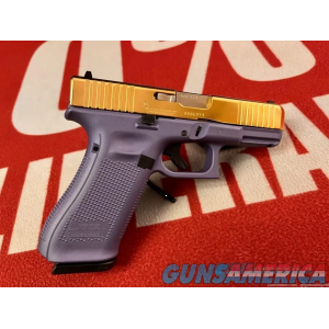 CUSTOM NICKEL AND GOLD PLATED GLOCK G45 image