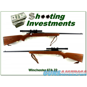 Winchester 67A 22 with period Weaver scope image