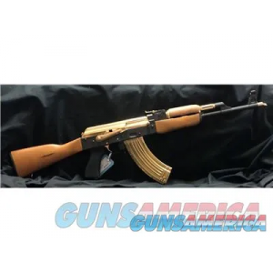 CENTURY ARMS VSKA AK 47, CUSTOM 24KT GOLD ACCENTS, 7.62X39 image