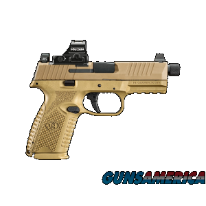 FN USA 509M FDE 9mm Tactical Pistol with Holsun 407C 66-101938 NIB $1059 image