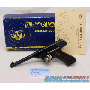Hi-Standard MODEL 101 DURA-MATIC semi-automatic pistol .22LR BOX Manual image