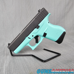 Glock G43 Gen 3 "Robins Egg Blue" Cerakote 9mm Pistol image