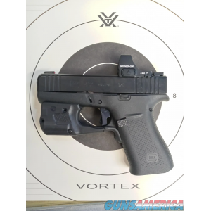 Glock 43x 9mm red dot and light/laser image